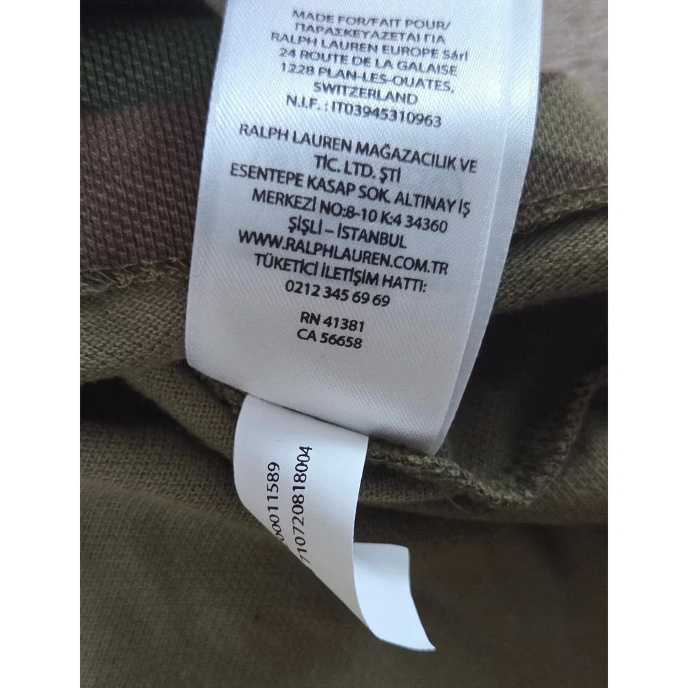 Polo Ralph Lauren Mens 2XL camo Mesh Classic Fit Short Sleeve NEW MSRP $98.50